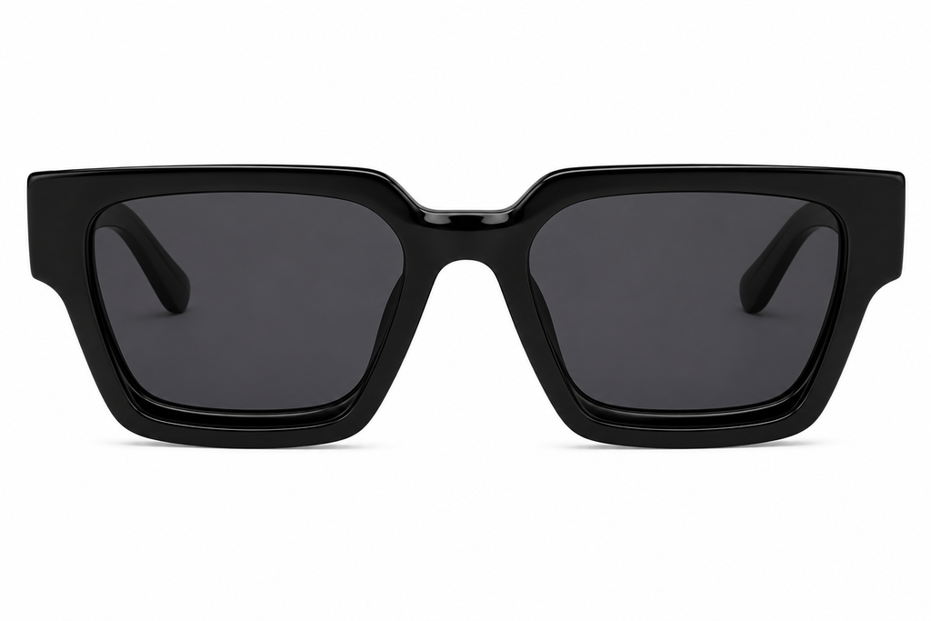 Les Broches & Co. Classic Black UV400 Eyewear (Unisex)