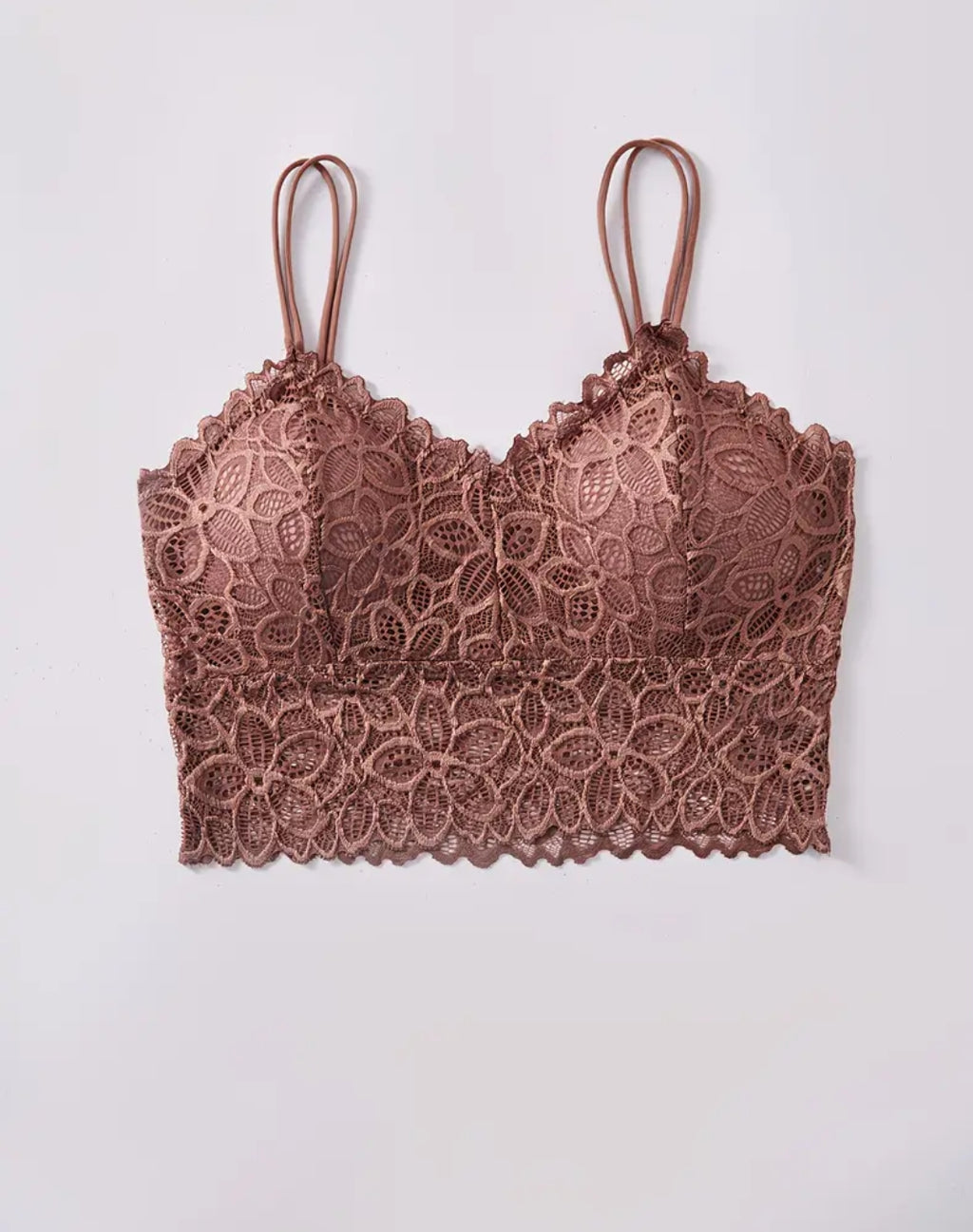 Women's Floral Lace Bralette & Panty Set – Romantic Seduction