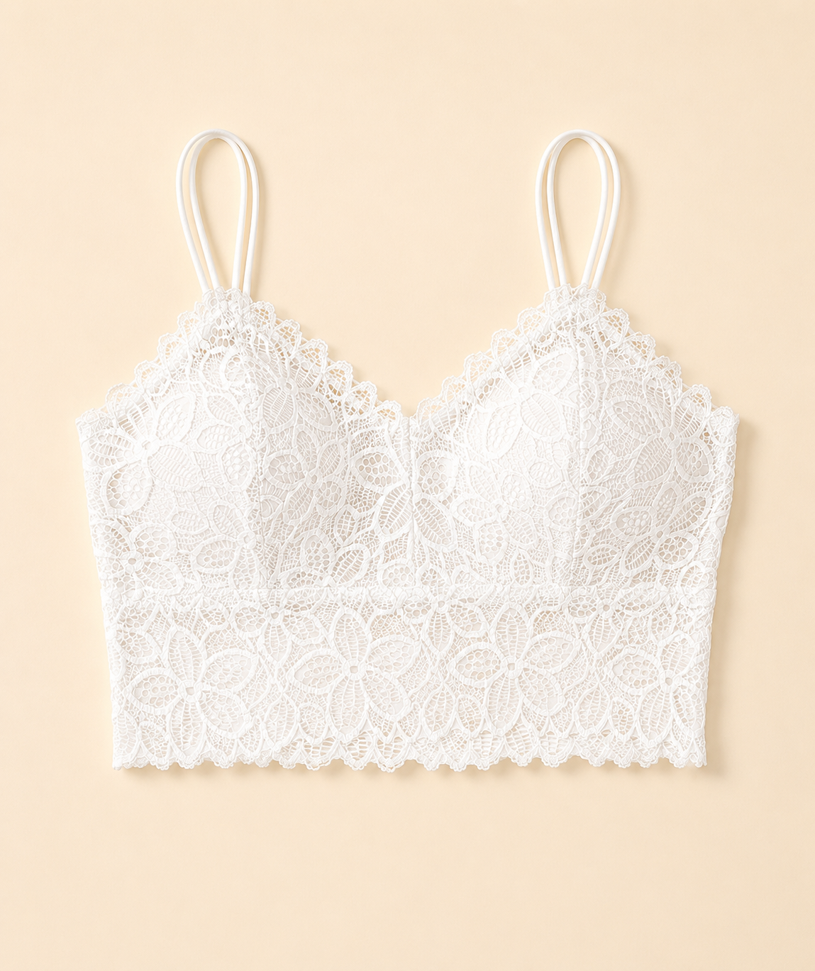 Women's Floral Lace Bralette & Panty Set – Romantic Seduction