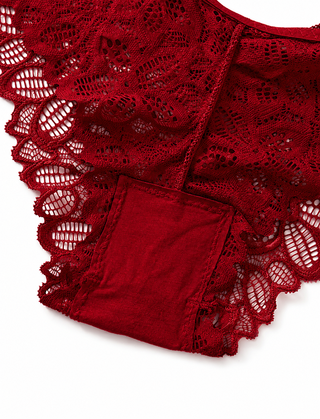 Women's Floral Lace Bralette & Panty Set – Romantic Seduction