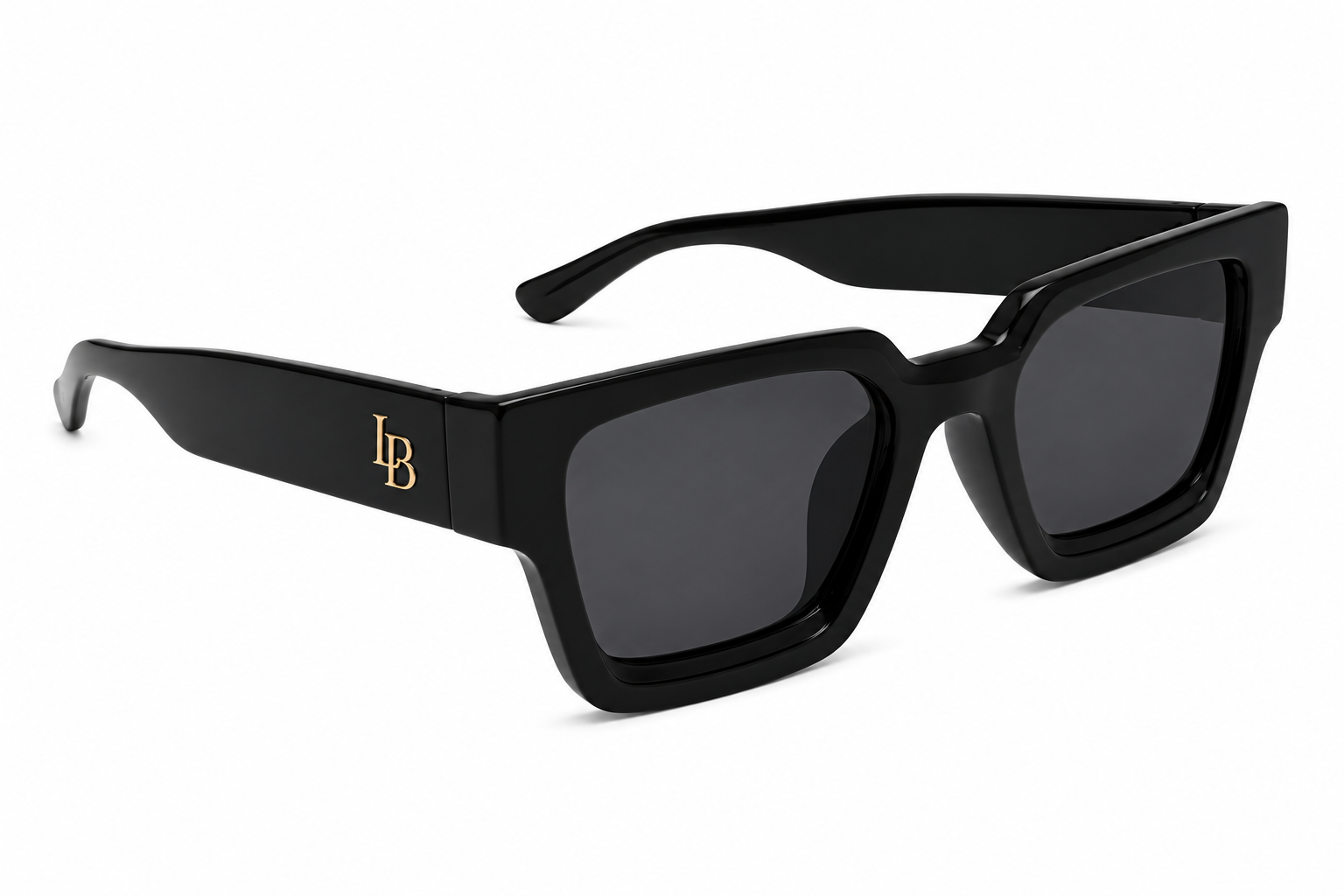 Les Broches & Co. Classic Black UV400 Eyewear (Unisex)