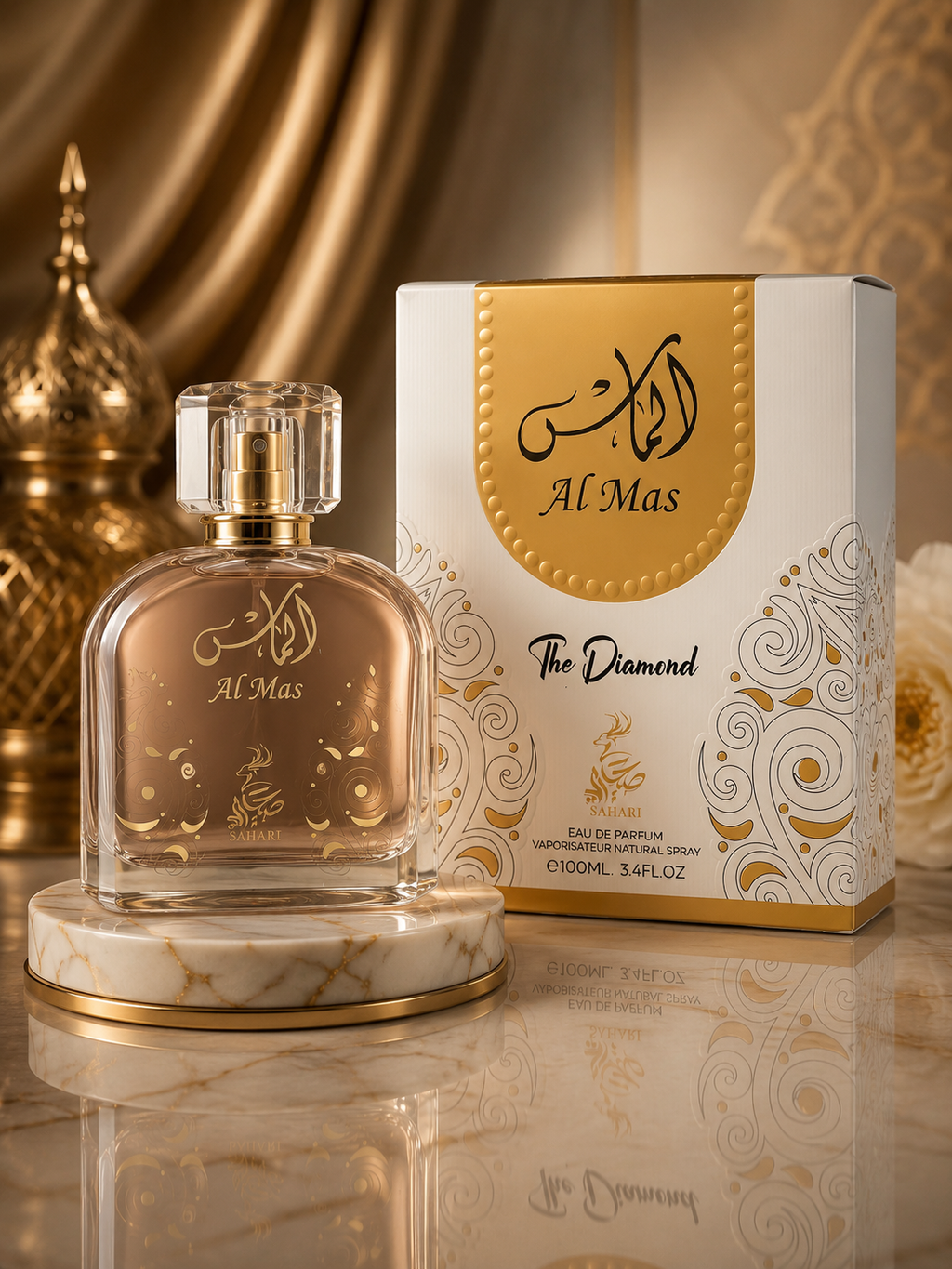 Al Mas The Diamond By Sahari Eau De Parfum 3.4 FL OZ Women.