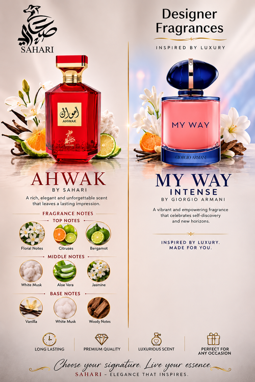 Ahwak By Sahari Eau De Parfum 3.4 FL OZ 100 ML For Women