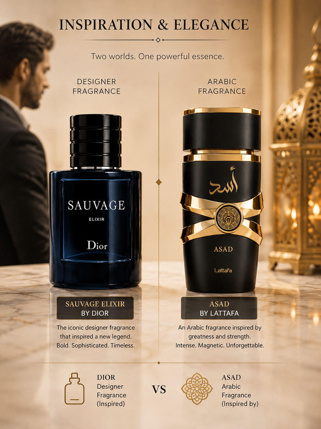 Lattafa Asad 3.4oz 100ml EDP eau de parfum.