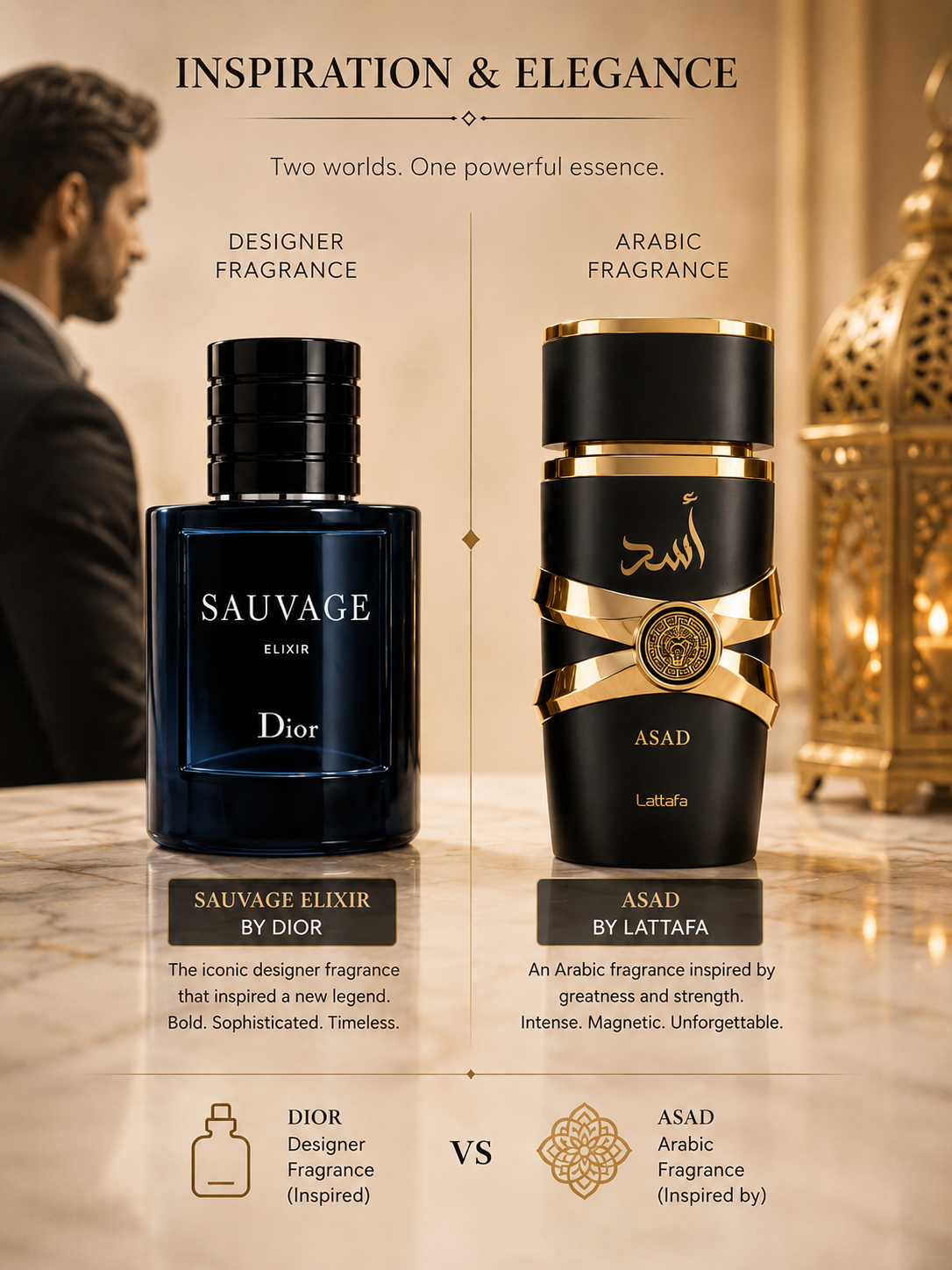 Yara & Asad Lattafa| His & Hers Fragrance set.