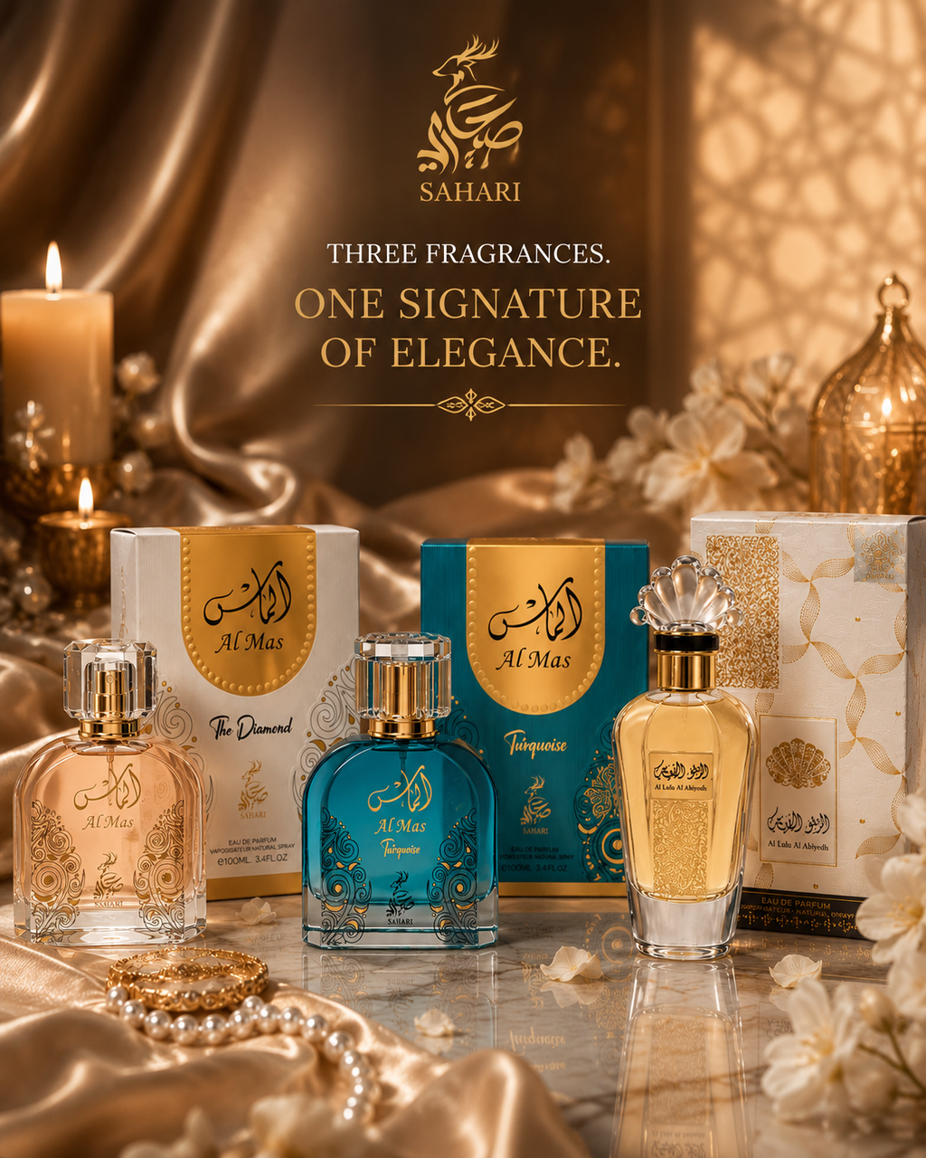 Women's Collections *Al Mas The Diamond *Al Mas Turquoise * Al Lulu Al Abiyedh.