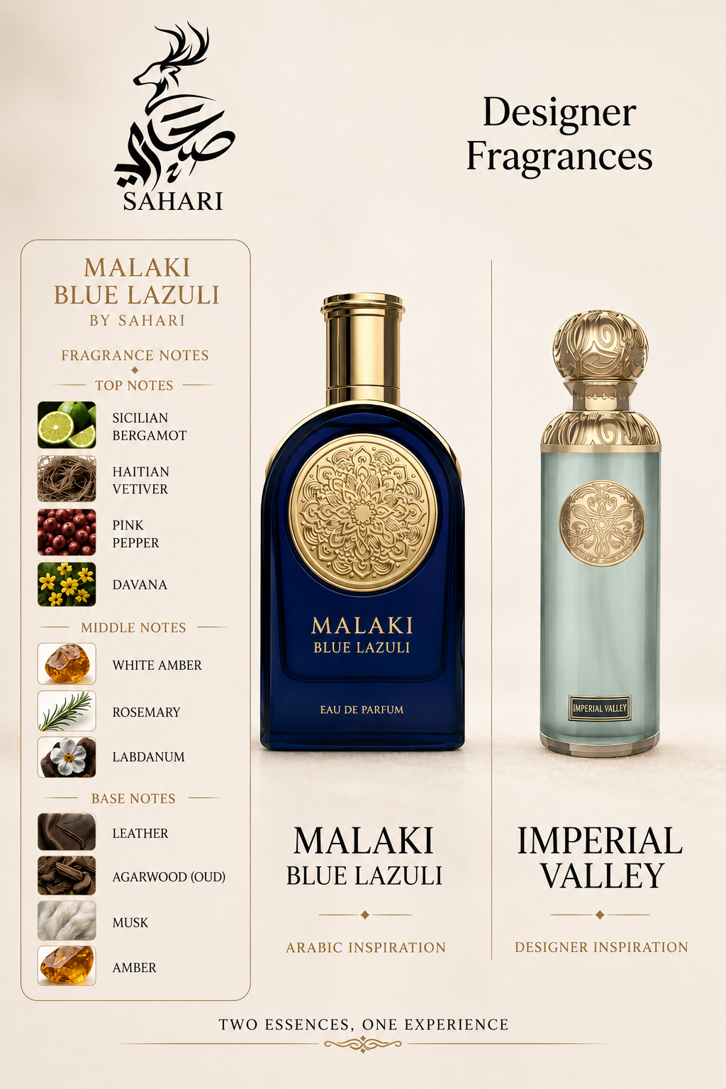 Malaki Blue Lazuli EDP Perfume By Sahari 100ml